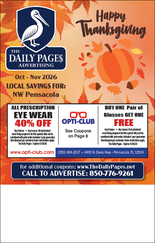 Daily Pages NW Pensacola October-November 2026