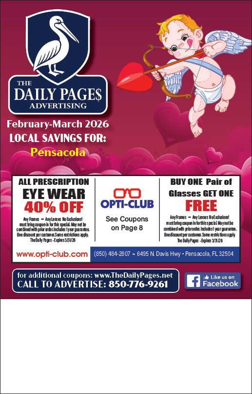 Daily Pages Pensacola February-March 2026